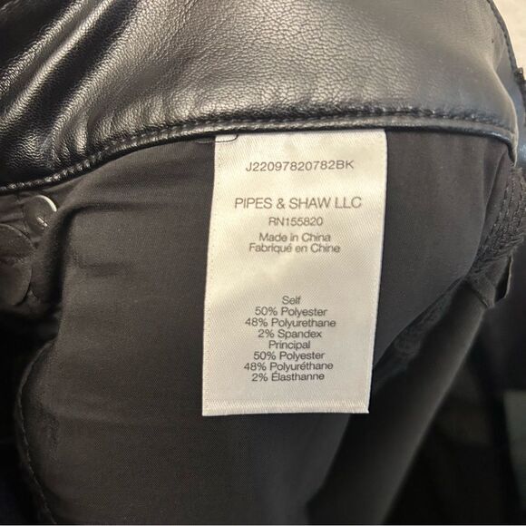 Veronica Beard Beverly Faux Leather Flared Pants Size 31 - Picture 11 of 15